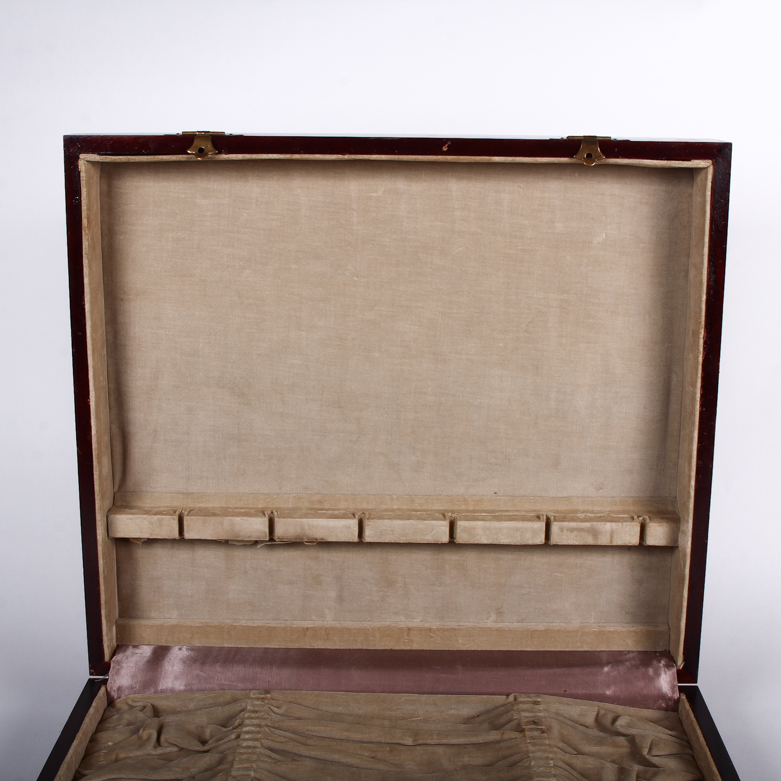 Vintage Wood Silverware Box