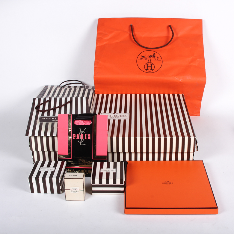 Collection of Designer Gift Bags and Boxes