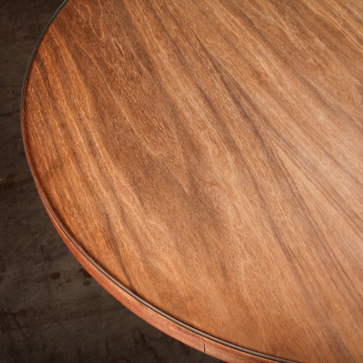 Vintage Wood Top Bistro Table