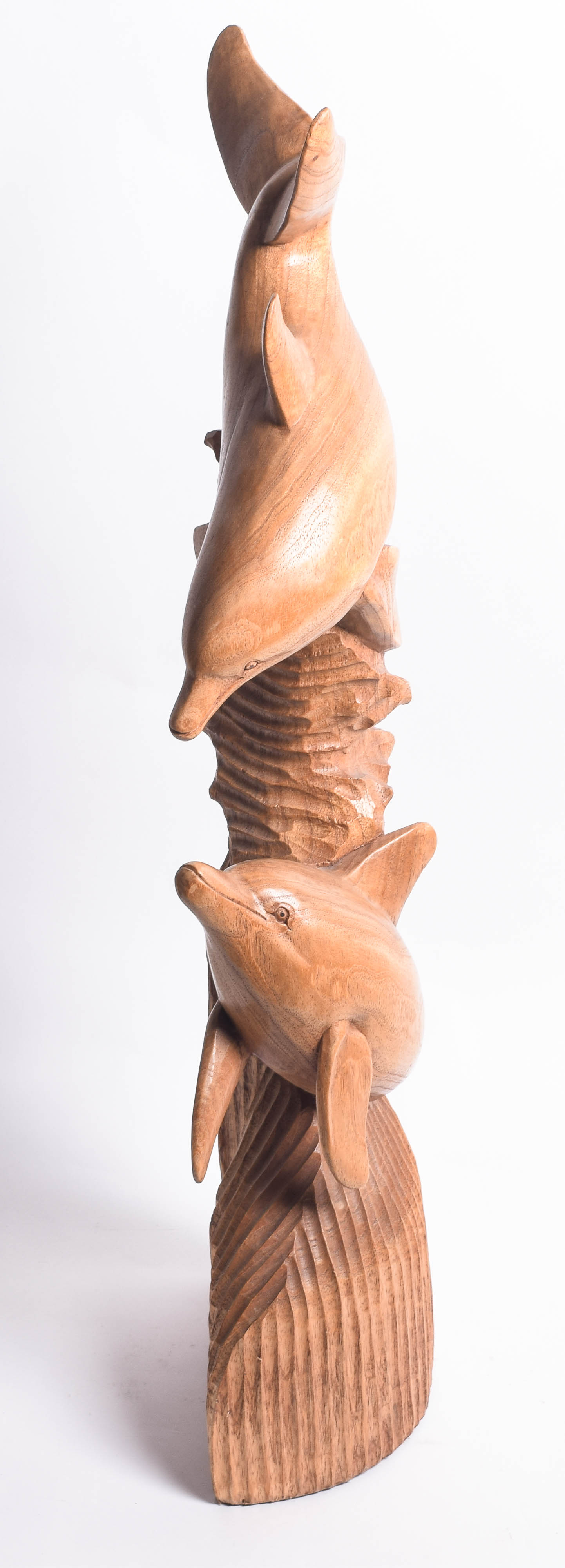 Wood Dolphin Carving