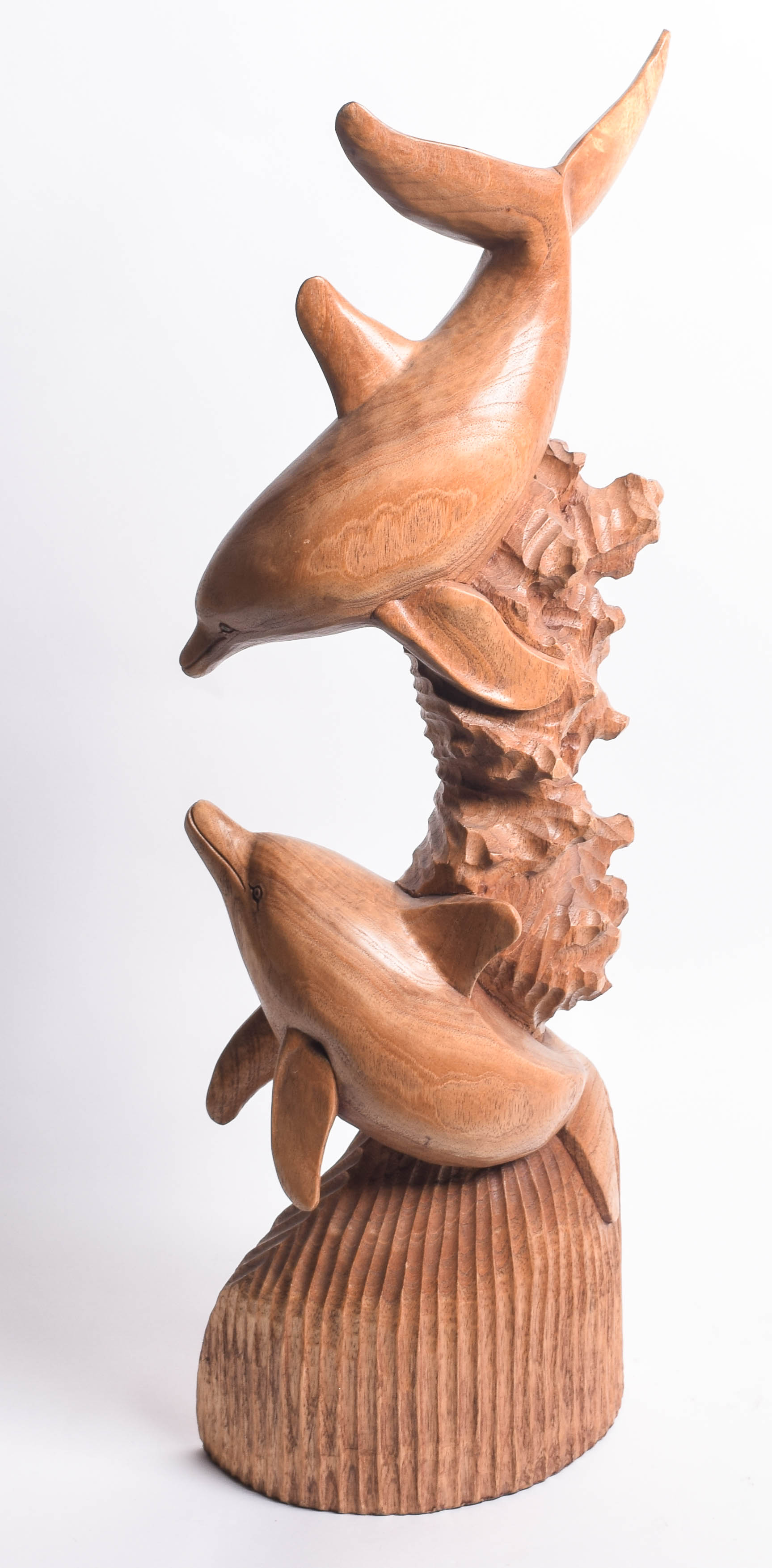Wood Dolphin Carving