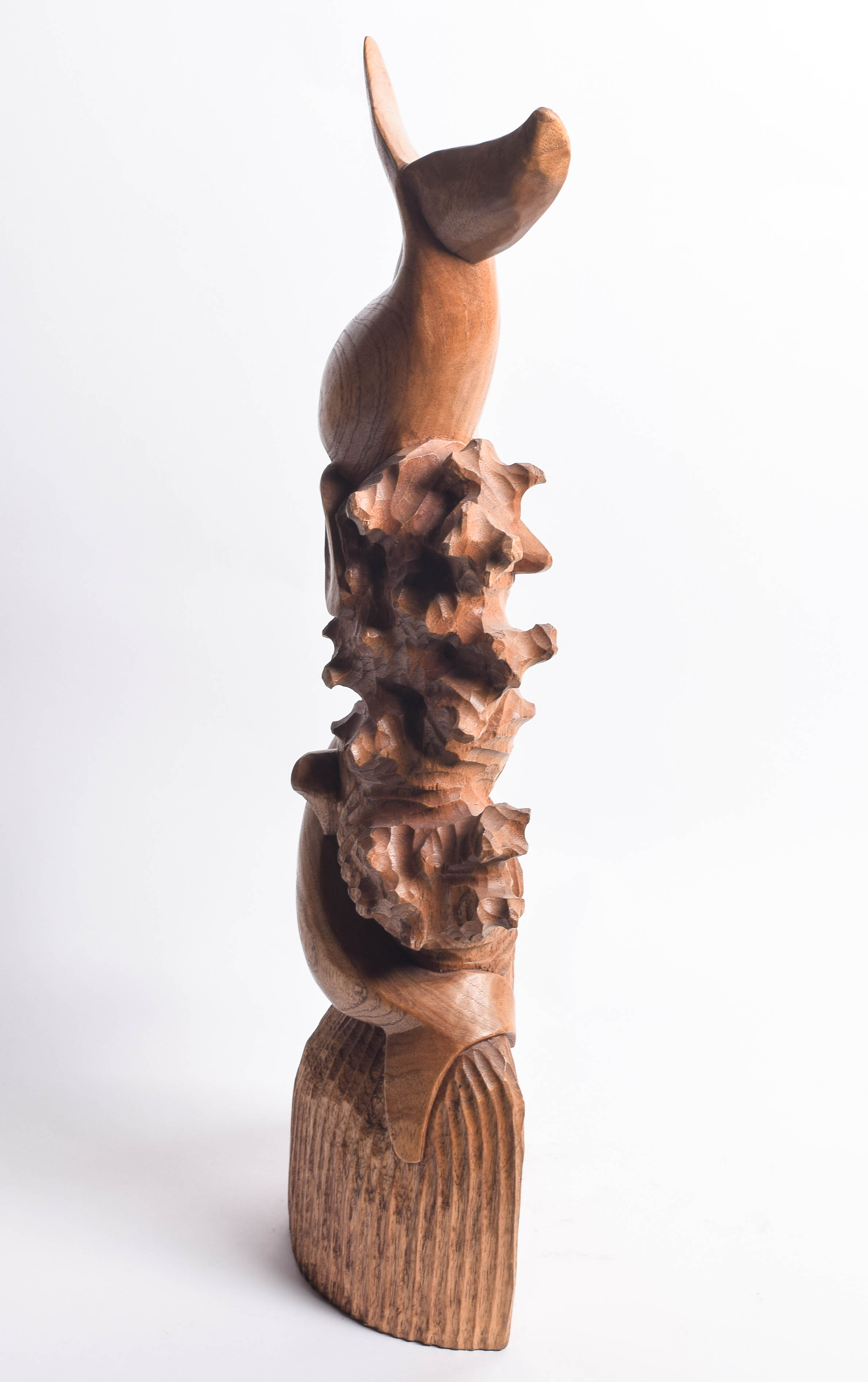 Wood Dolphin Carving