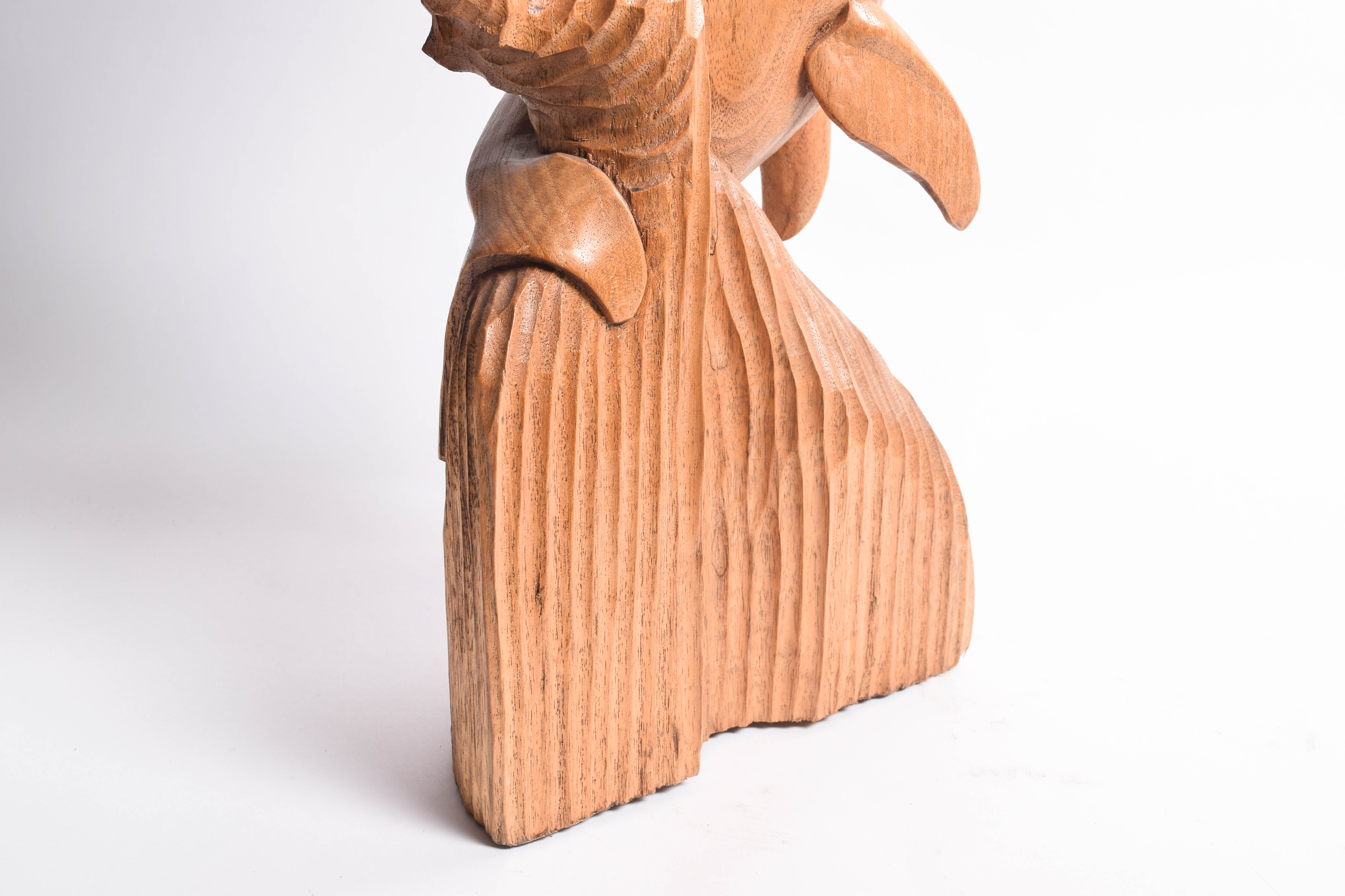 Wood Dolphin Carving