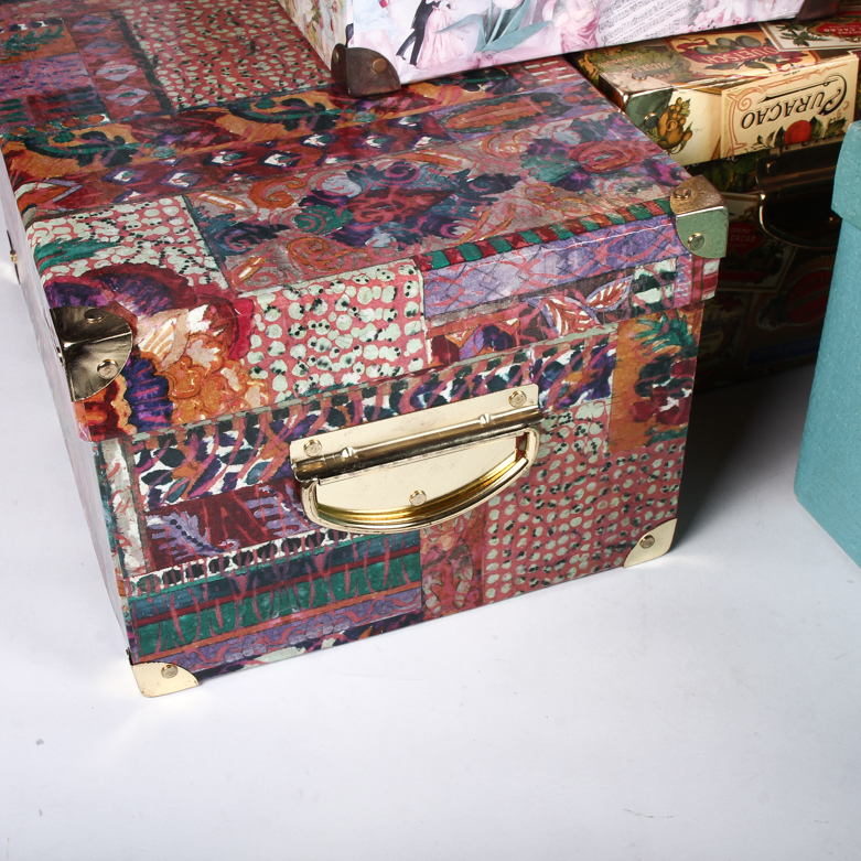 Collection of Vintage Storage Boxes