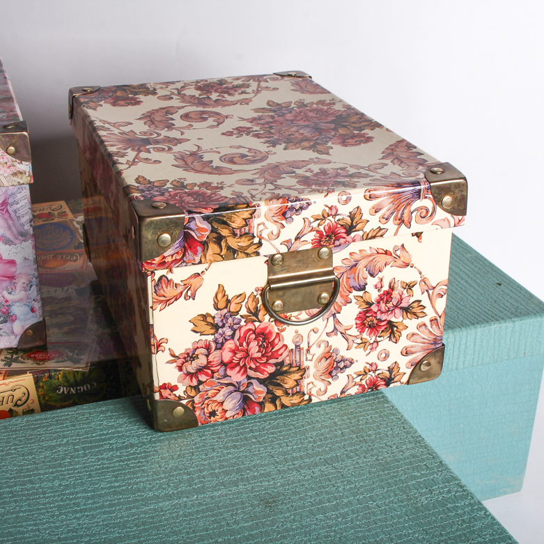Collection of Vintage Storage Boxes