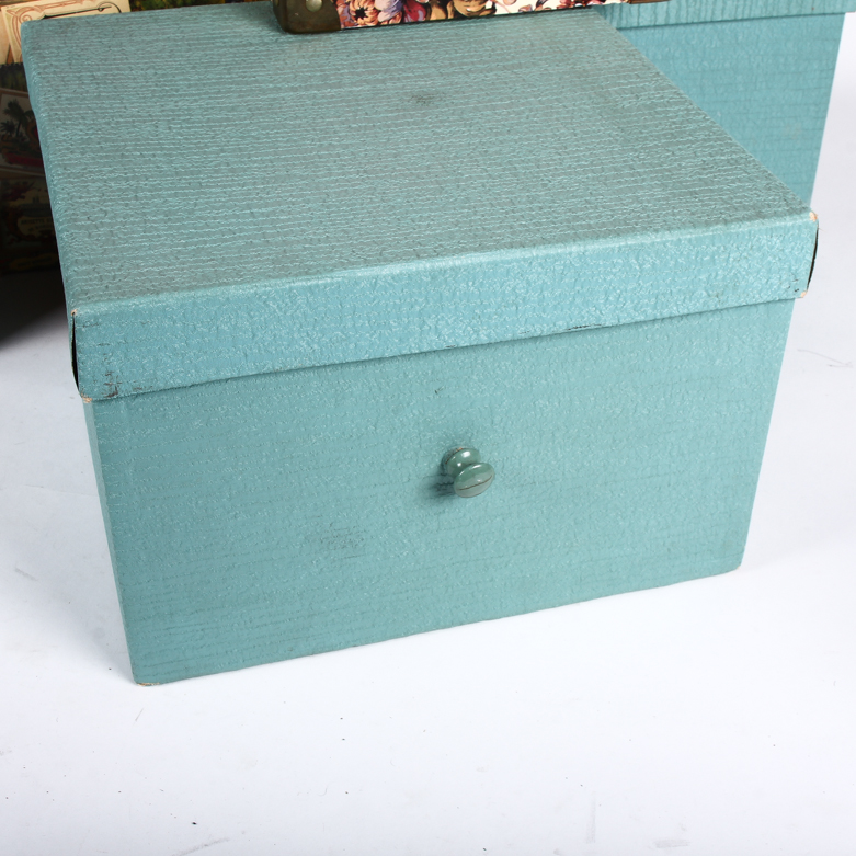 Collection of Vintage Storage Boxes