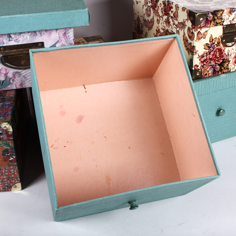 Collection of Vintage Storage Boxes