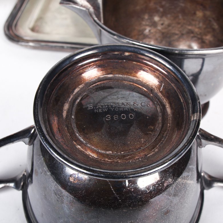 B. Altman & Co. Silver Plate Tableware