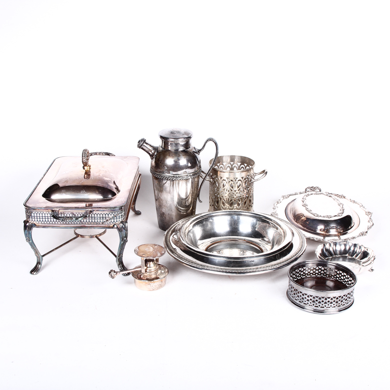 Mixed Collection of Silver Plated Servingware
