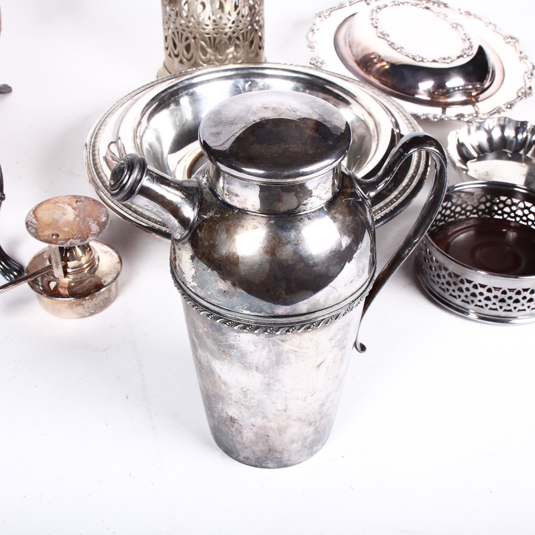 Mixed Collection of Silver Plated Servingware