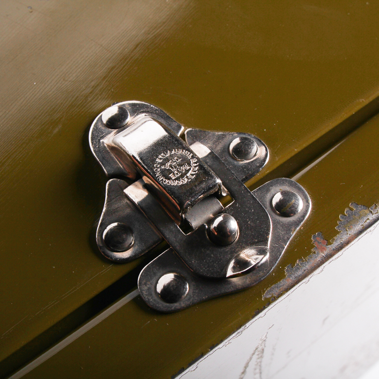 Collection of Vintage Metal File Holders and Lock Boxes