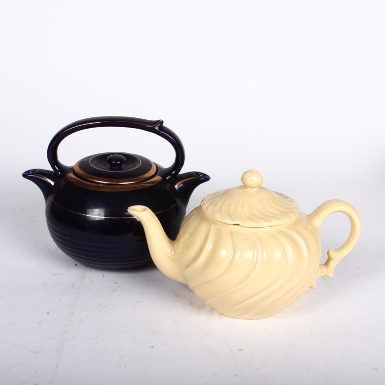 Pair of Vintage Teapots Featuring Twinspout