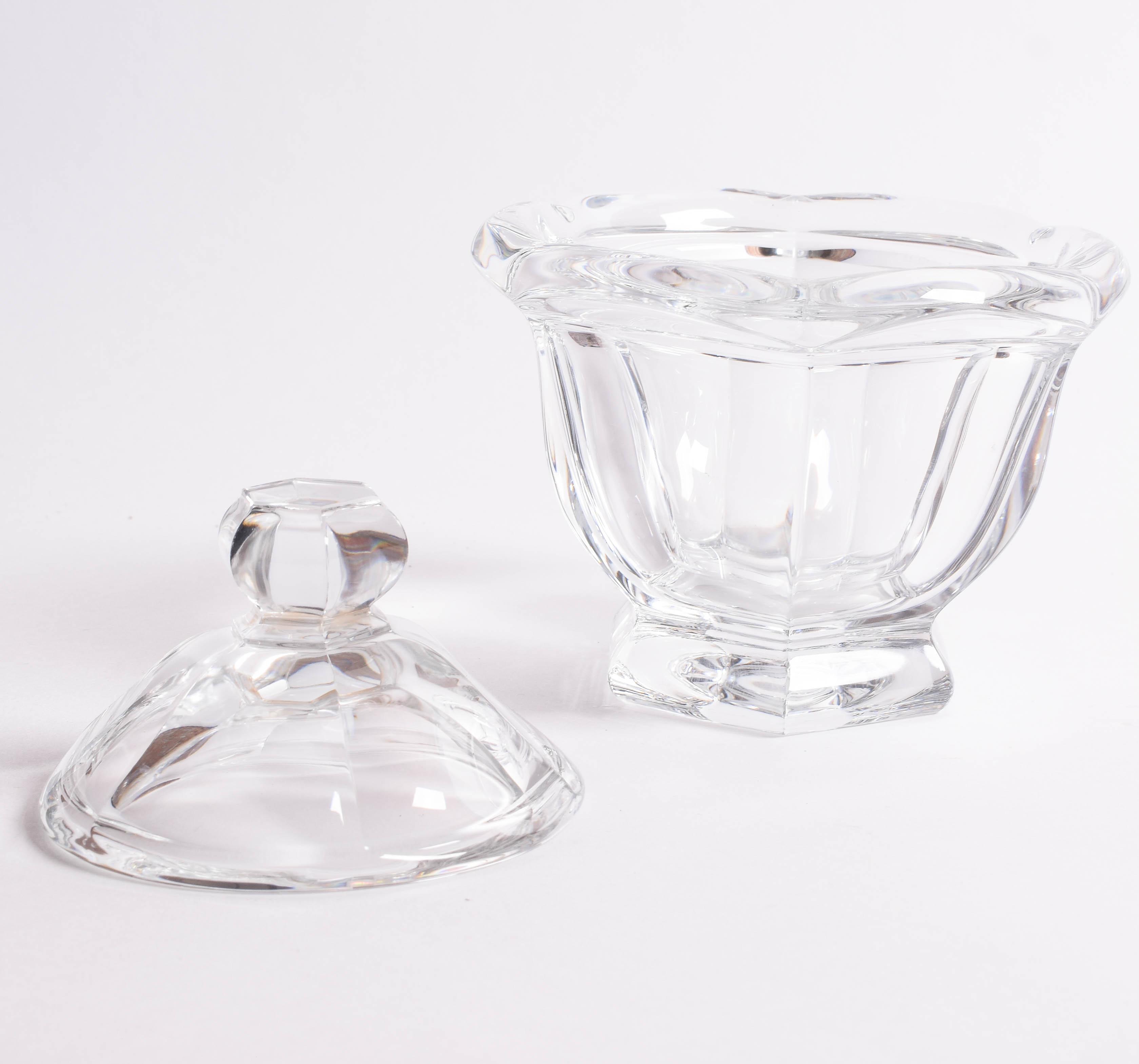 Baccarat Crystal Mustard Dish