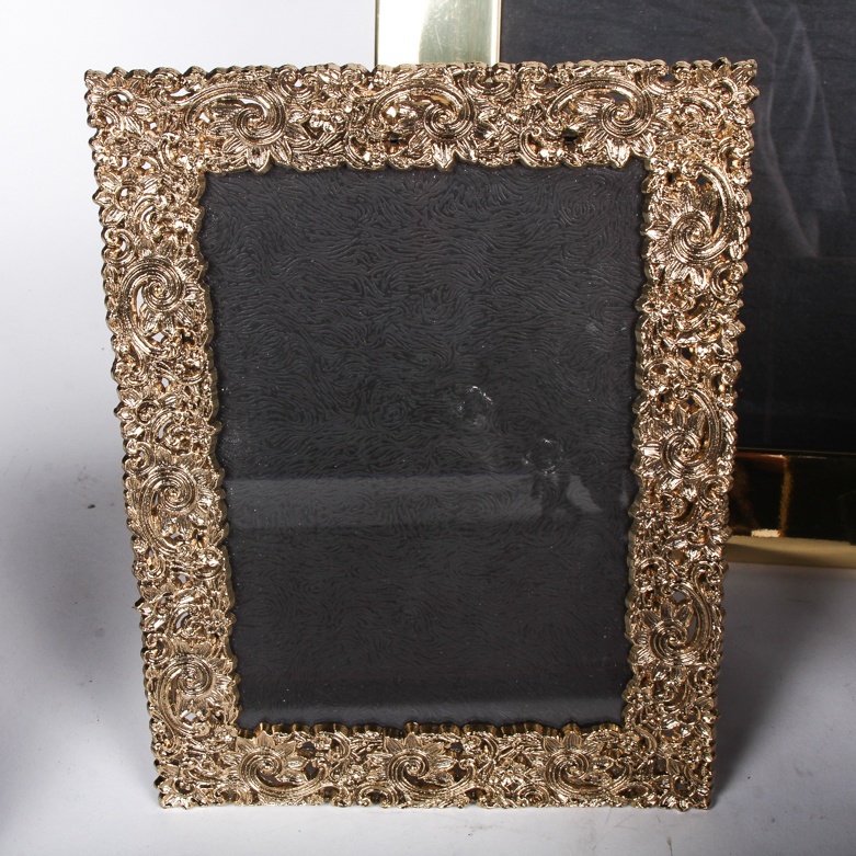 Collection of Gold Tone Picture Frames