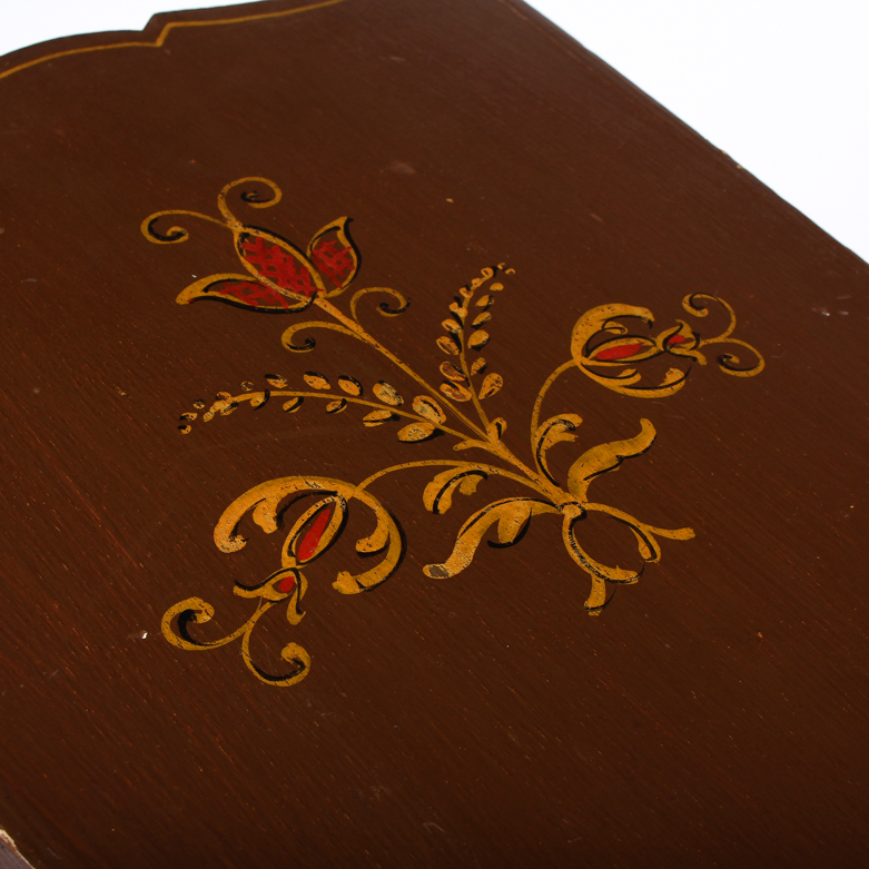 Collection of Metal Container with Vintage Flower Holders