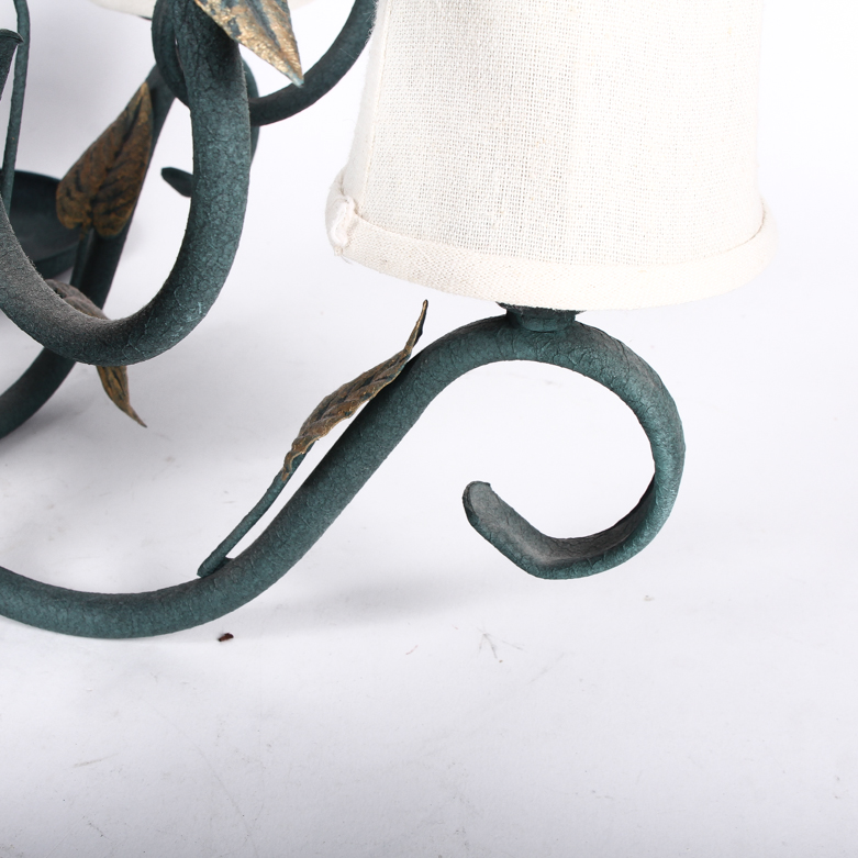 Metal Scroll Chandelier