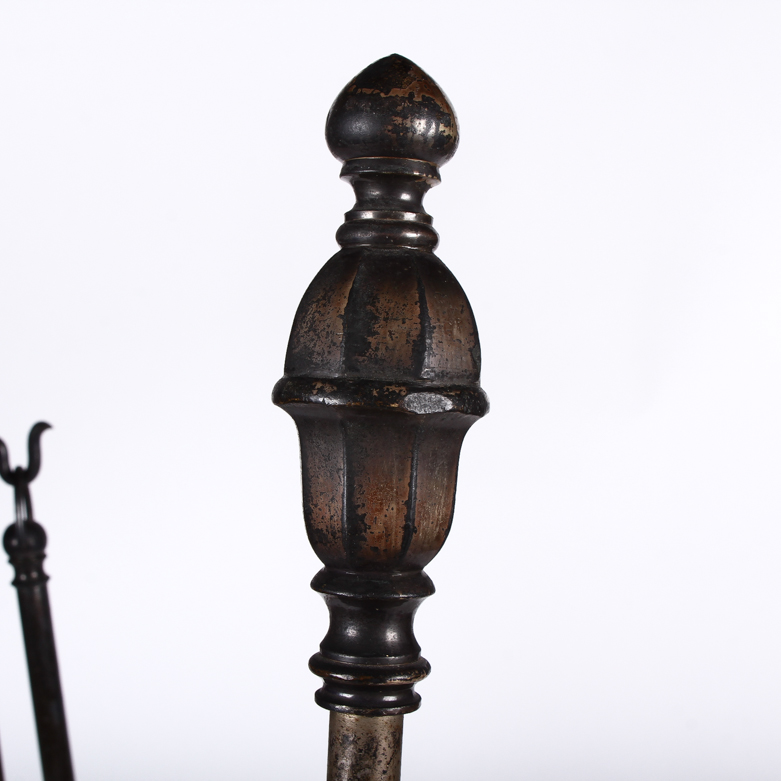 Vintage Metal Fireplace Set