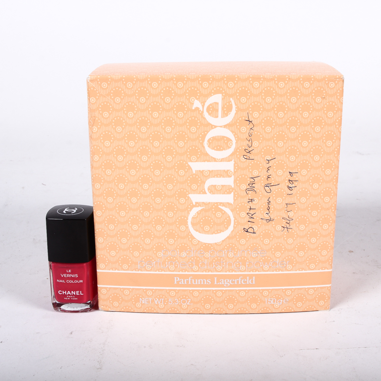 Chloe Powdered Perfume and Chanel Nail Polish