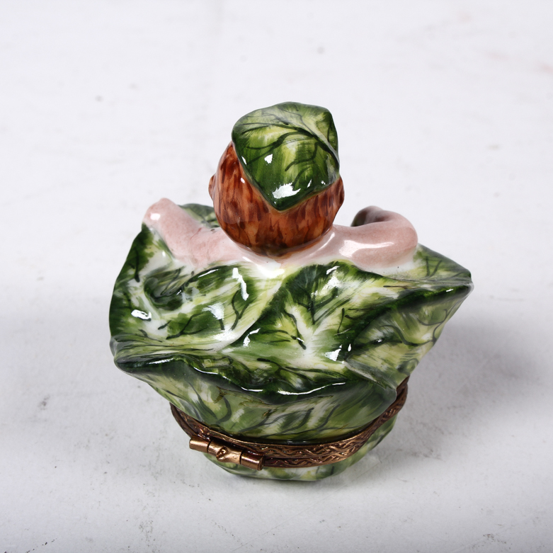 Vintage Elda Creation Limoges Porcelain Trinket Box