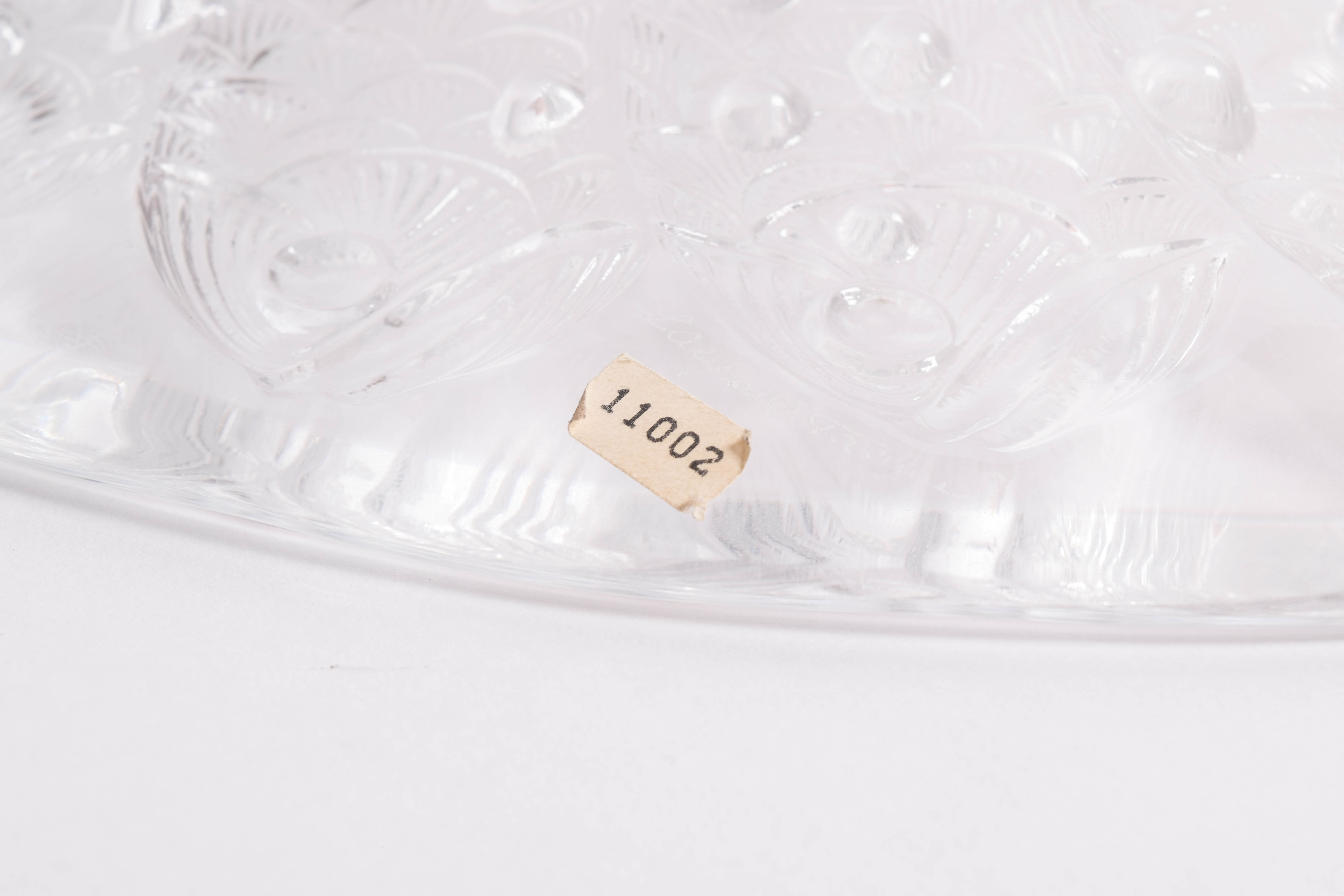 Lalique Crystal "Roscoff" Bowl