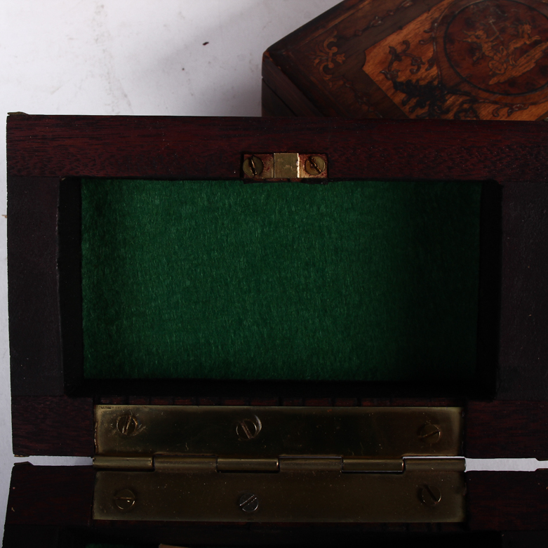 Vintage Wooden Cigar and Trinket Boxes