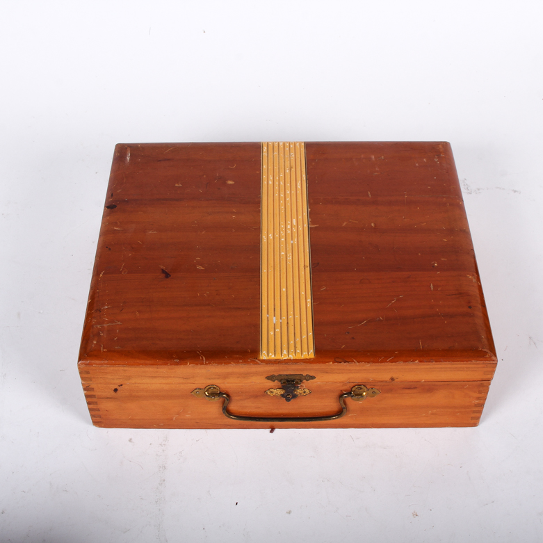 Vintage Wooden Cigar and Trinket Boxes