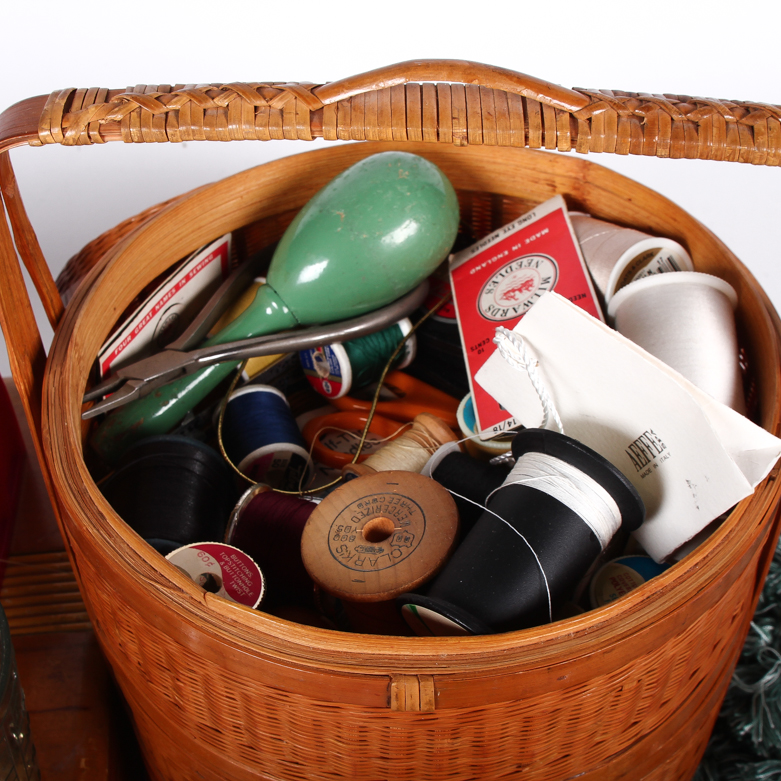 Collection of Sewing and Craft Supplies
