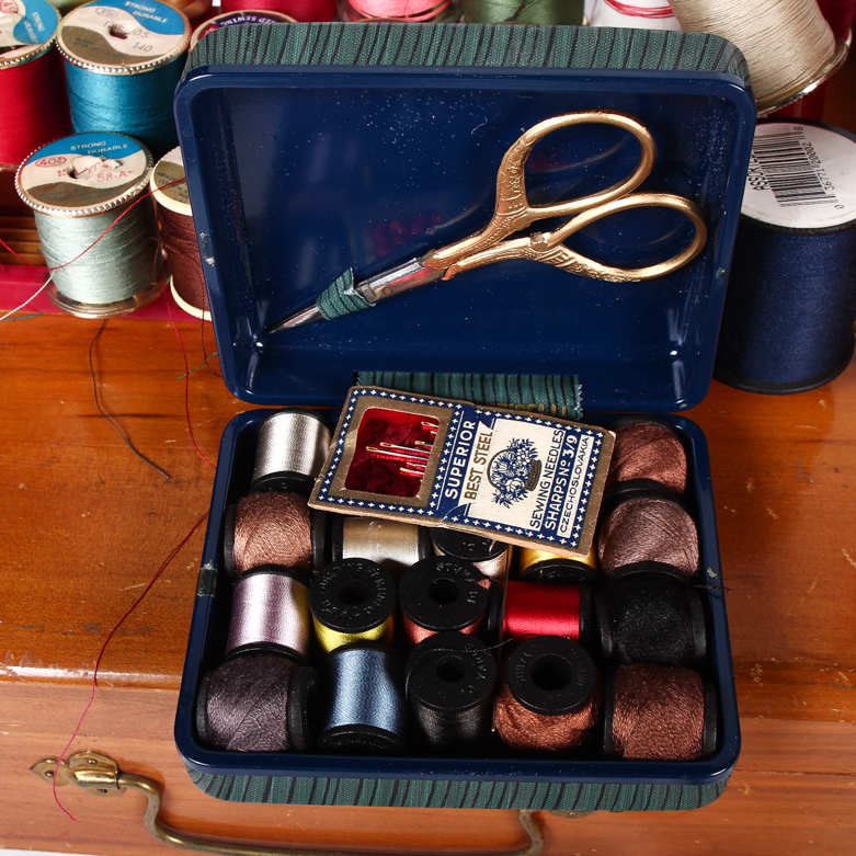 Collection of Sewing and Craft Supplies