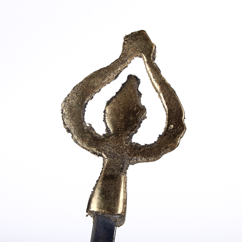 Set of Brass Skewers and a Brass Wine Opener