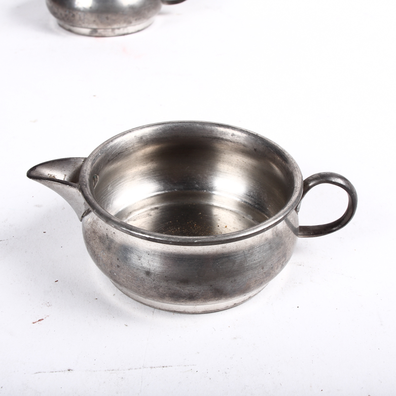 Assortment of Vintage Pewter Tableware