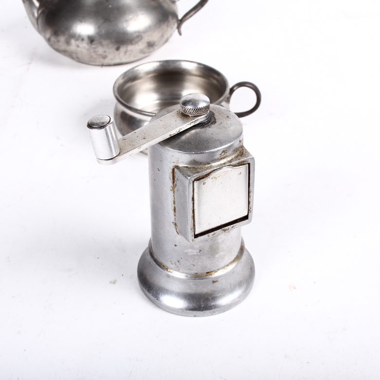 Assortment of Vintage Pewter Tableware