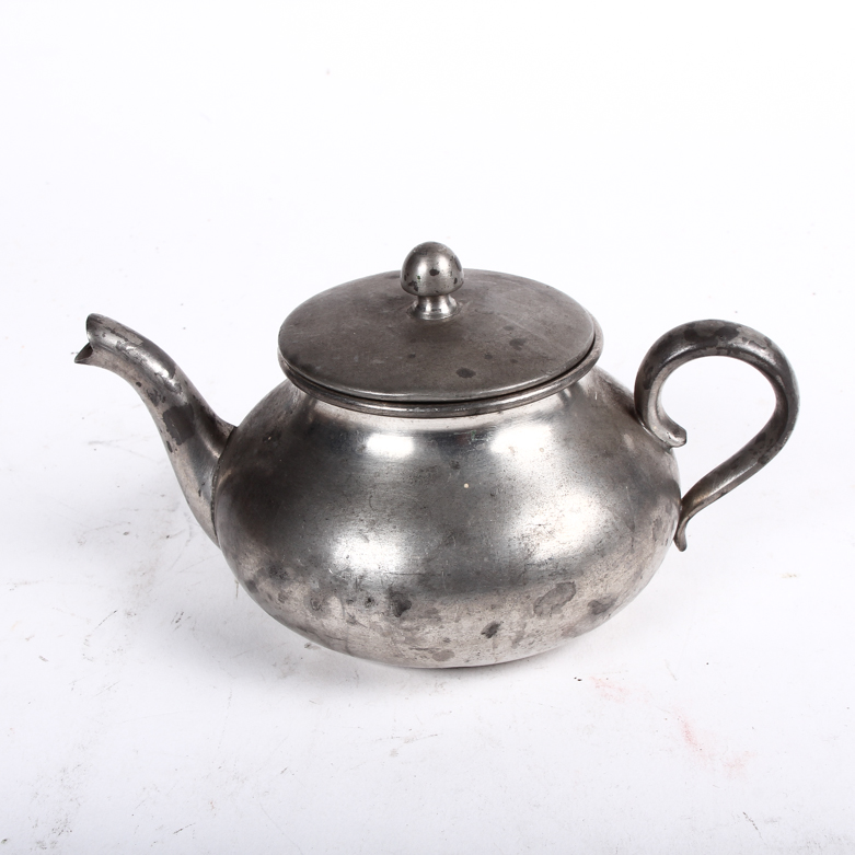 Assortment of Vintage Pewter Tableware