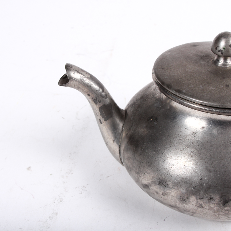 Assortment of Vintage Pewter Tableware