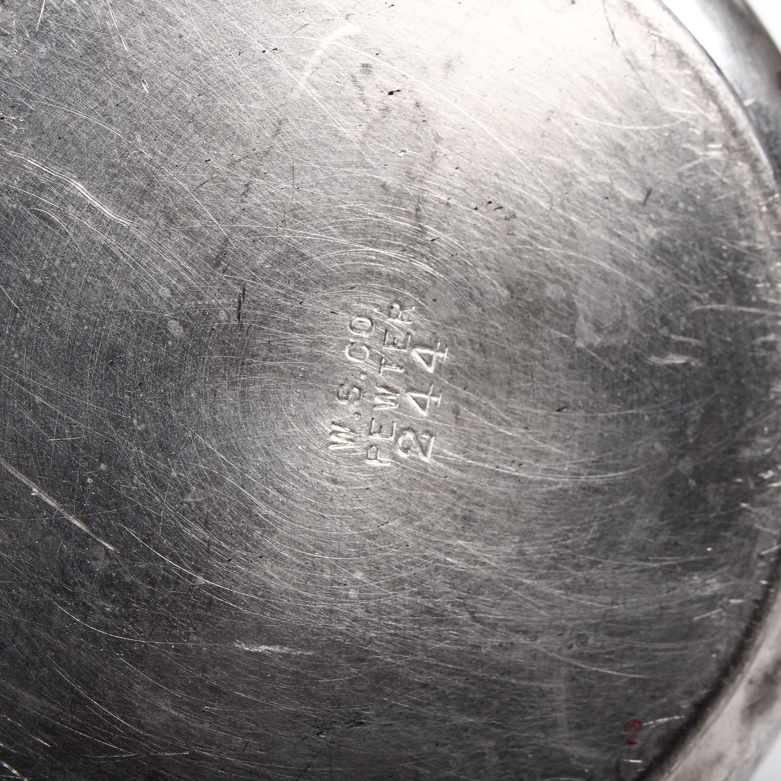 Assortment of Vintage Pewter Tableware