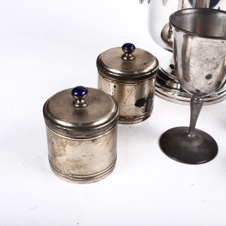 Assortment of Metal Ware including Pewter