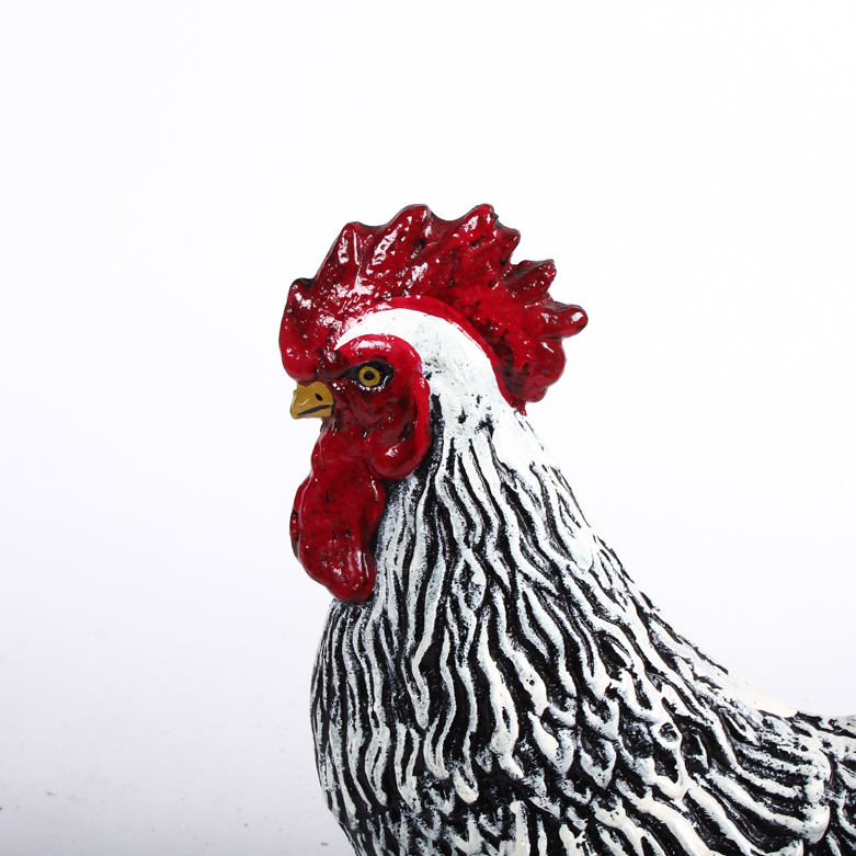 Vintage Metal Rooster Doorstop