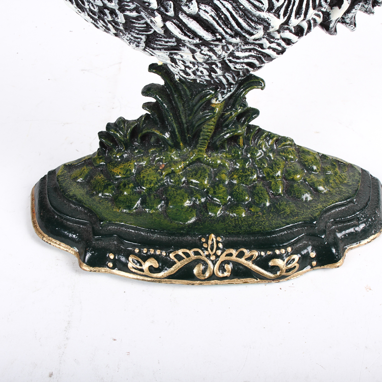 Vintage Metal Rooster Doorstop
