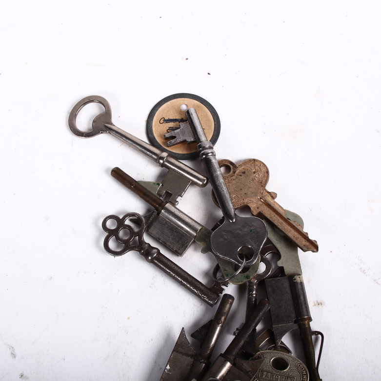 Collection of Vintage Keys Including Skeleton Keys