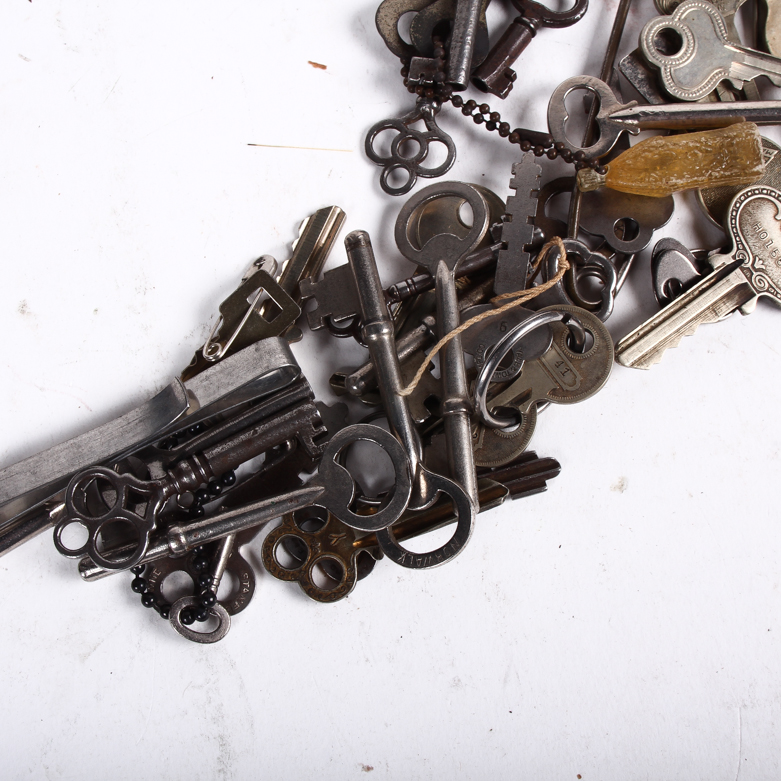Collection of Vintage Keys Including Skeleton Keys