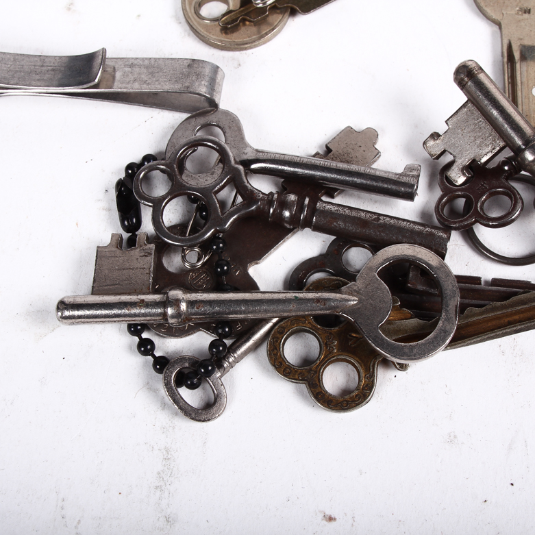Collection of Vintage Keys Including Skeleton Keys