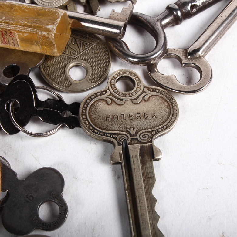 Collection of Vintage Keys Including Skeleton Keys