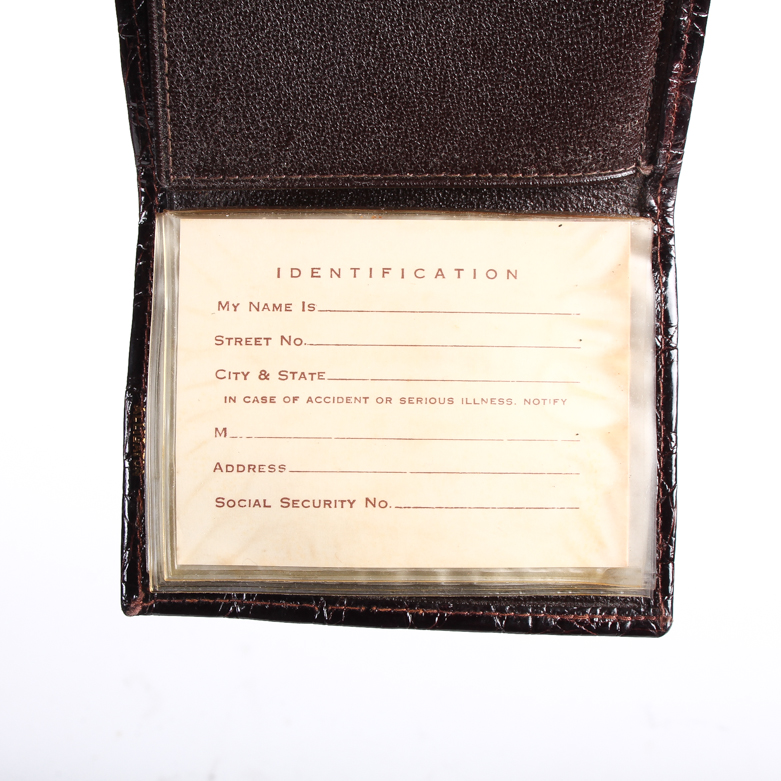 Cristian Genuine Leather Handbag with Alligator Skin Wallet