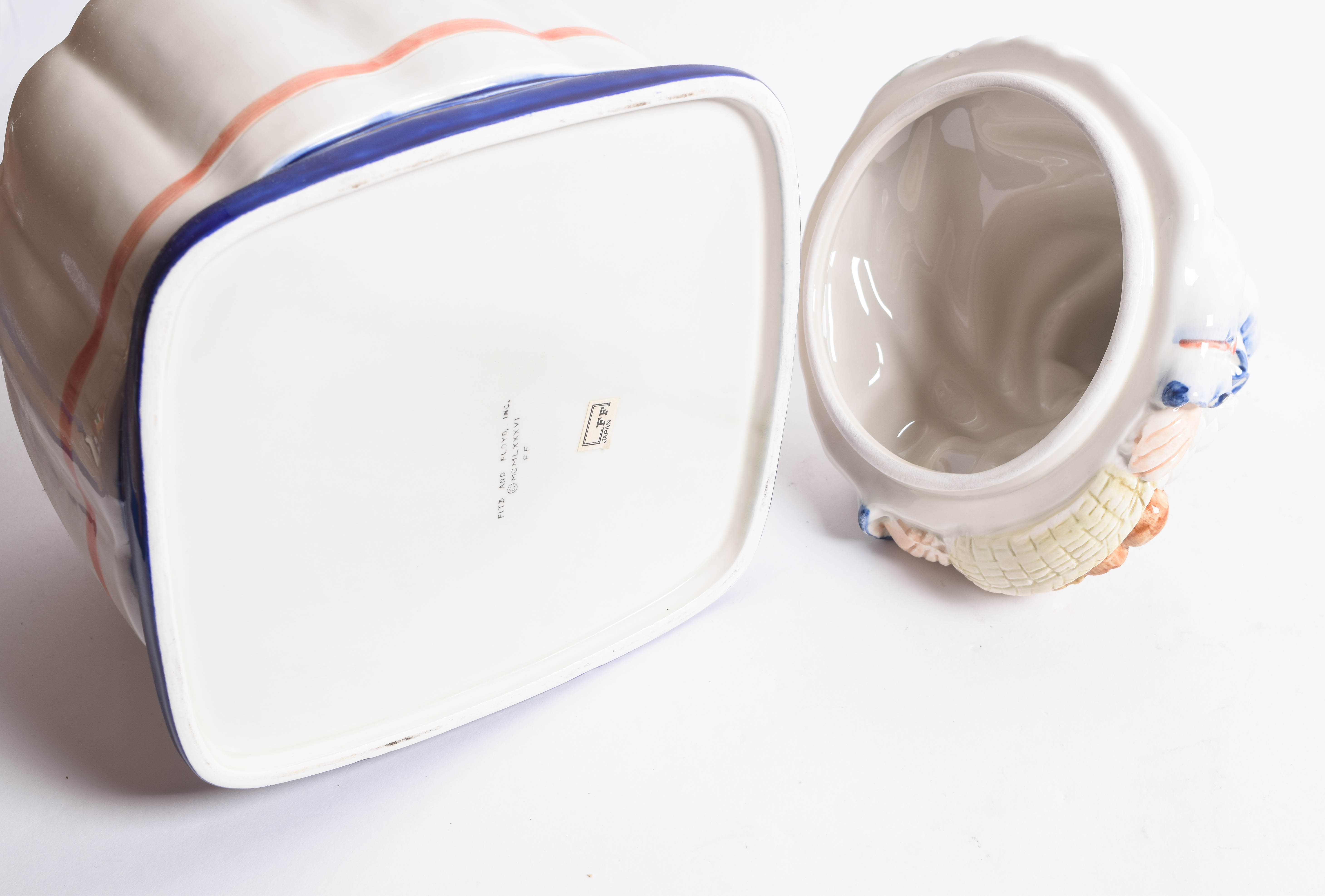 Fitz and Floyd Porcelain Cookie Jar