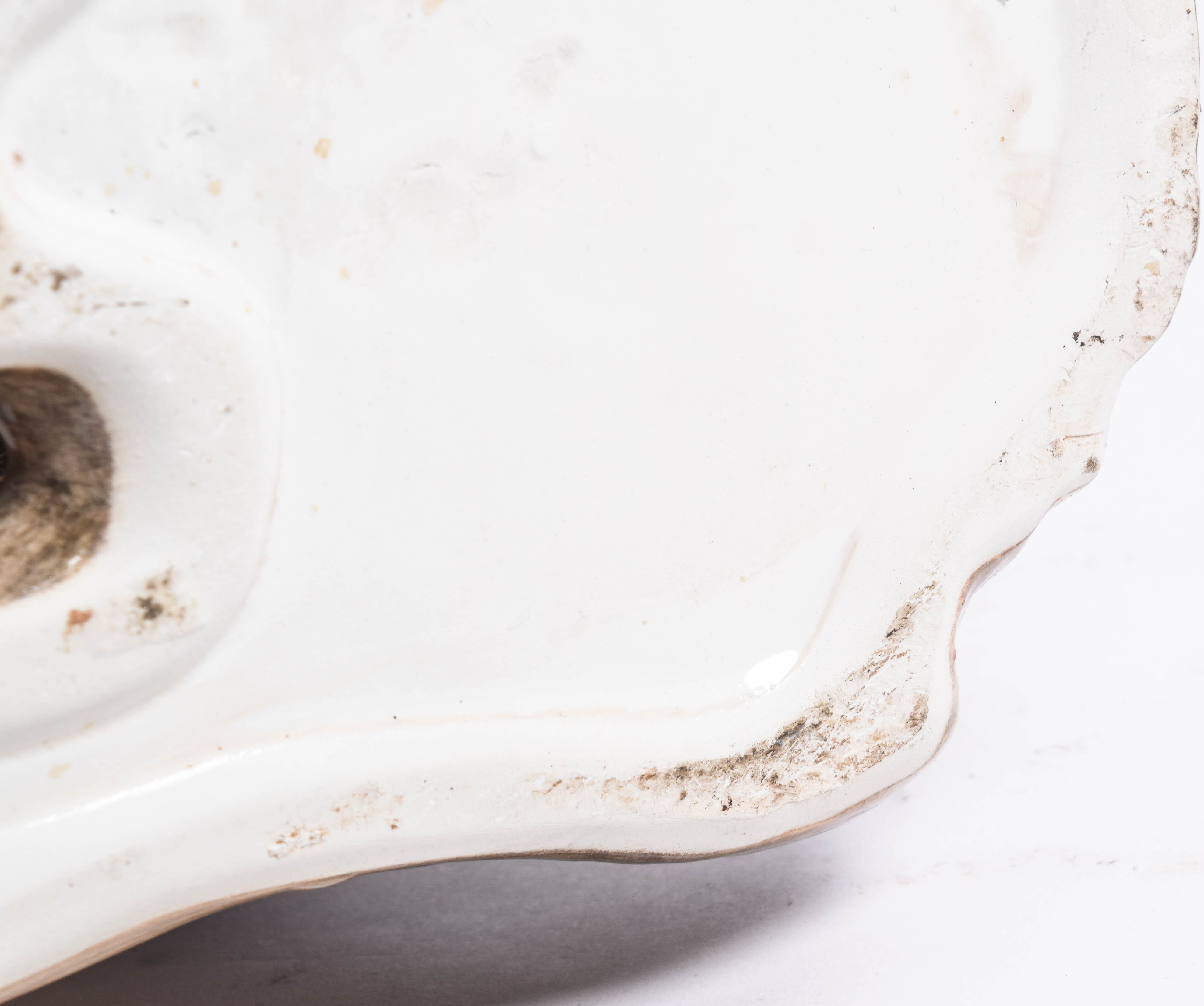 Vintage Italian Porcelain Dog Statue