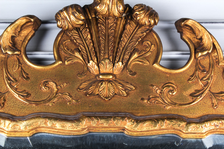 Antique George II Style Gilt Wood Mirror