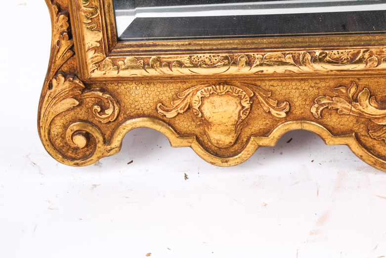 Antique George II Style Gilt Wood Mirror