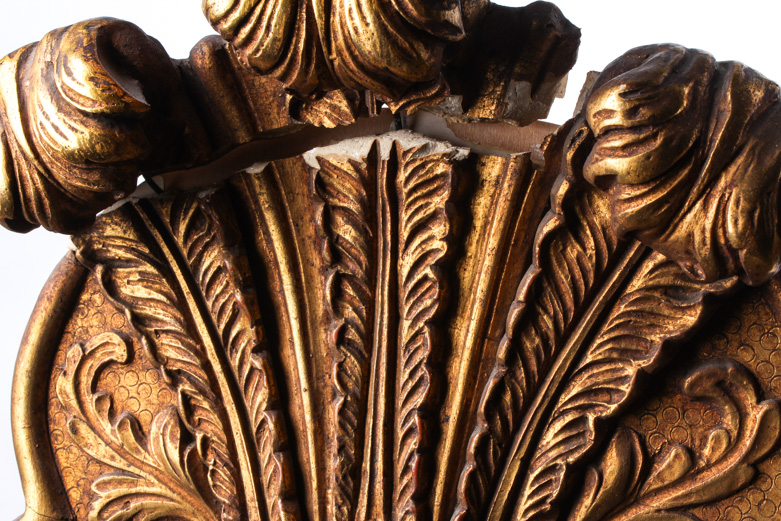 Antique George II Style Gilt Wood Mirror