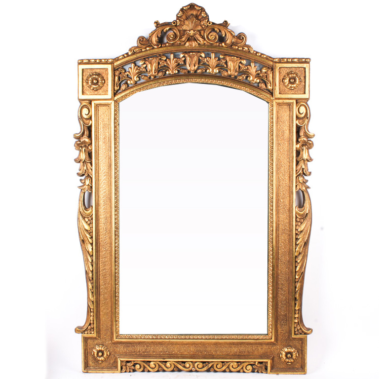 Vintage Neoclassical Style Giltwood Wall Mirror