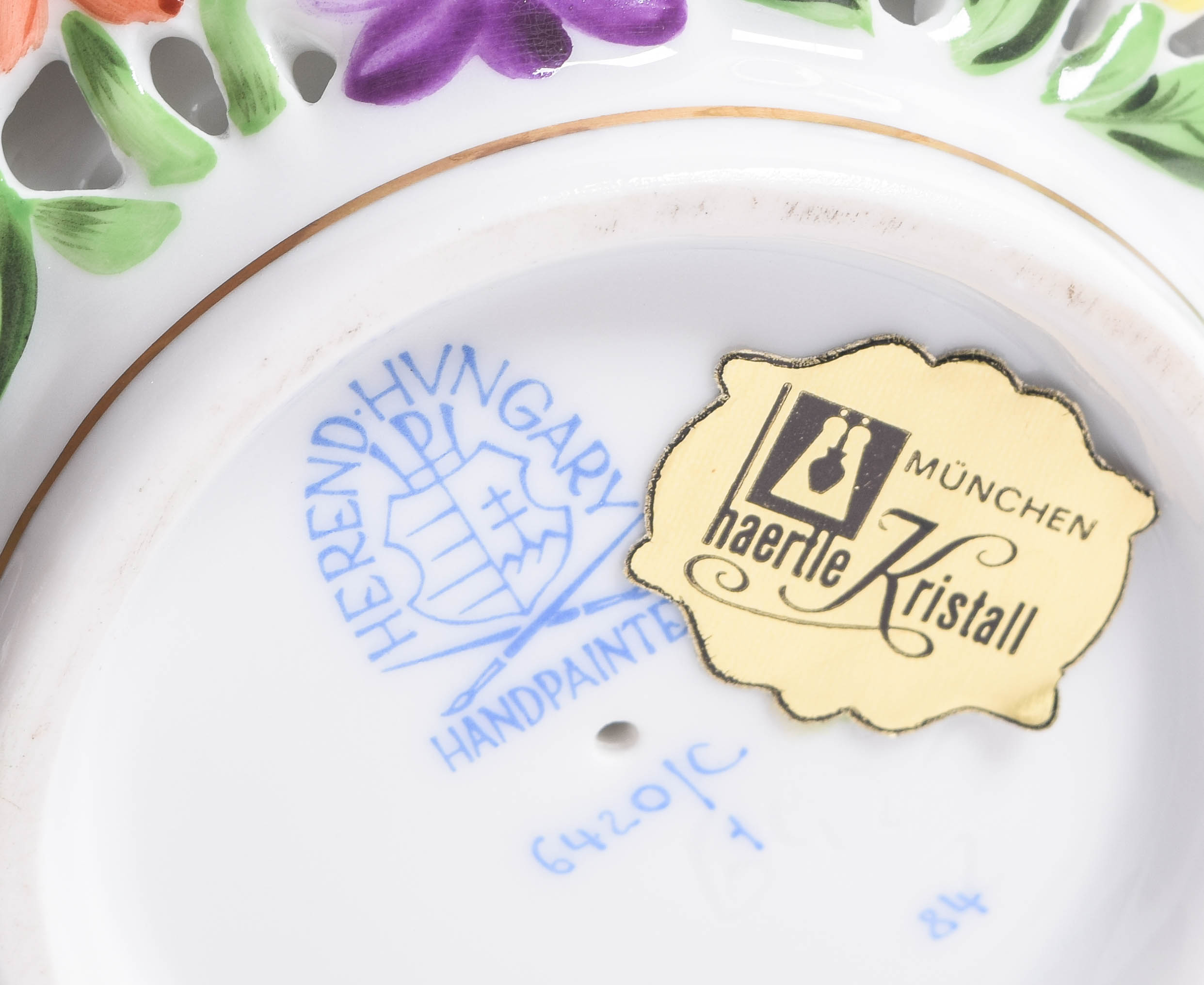 Collection of Vintage Herend Hungary Hand Painted Porcelain