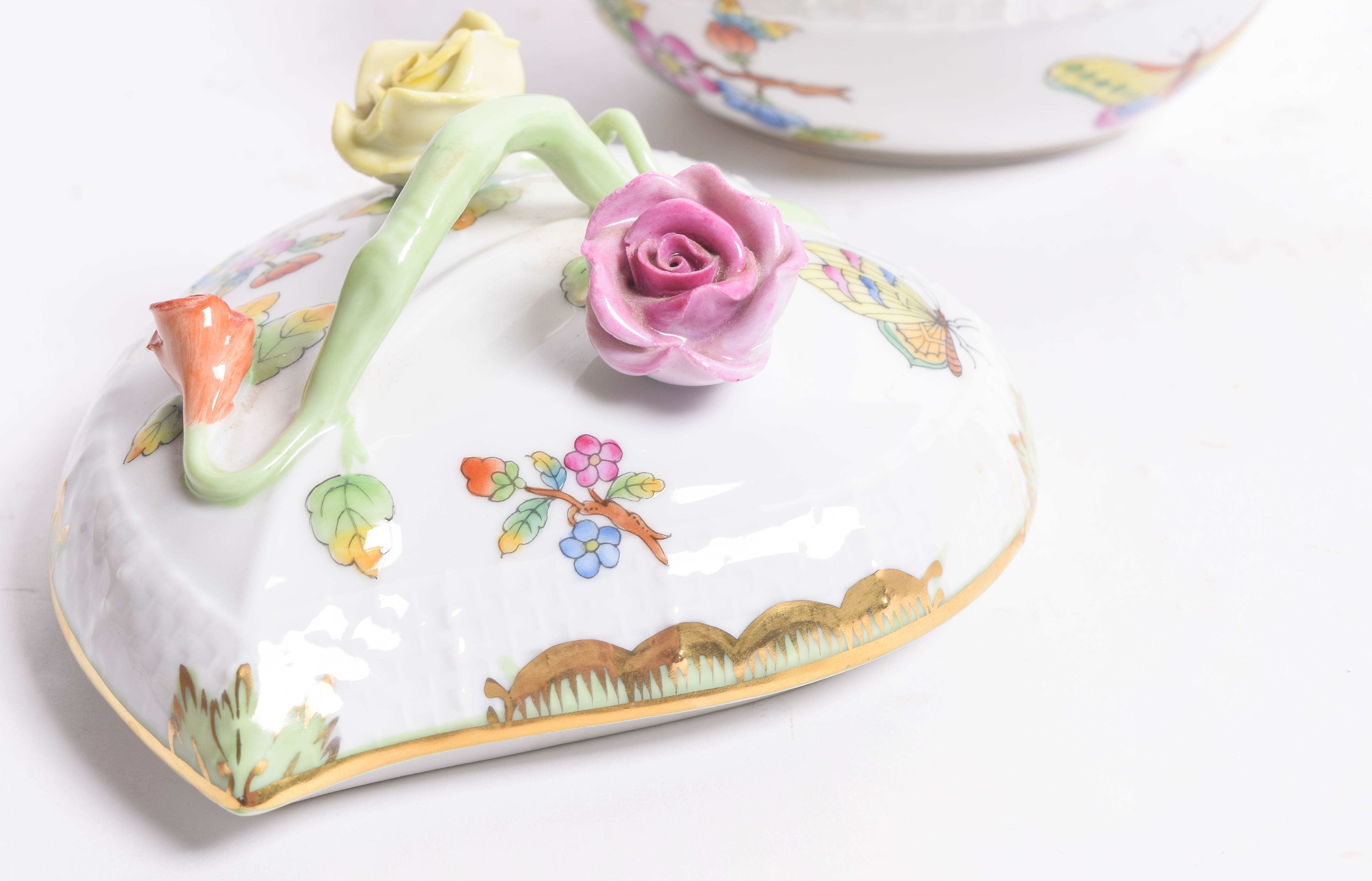 Collection of Vintage Herend Hungary Hand Painted Porcelain